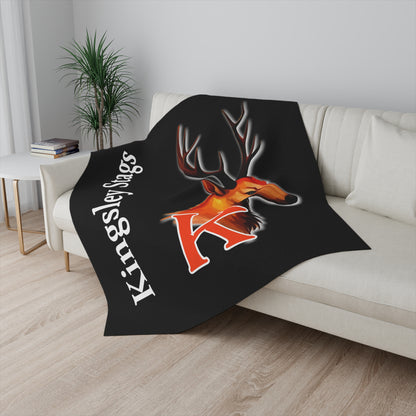 New Stag Sherpa Blanket #H02-01J