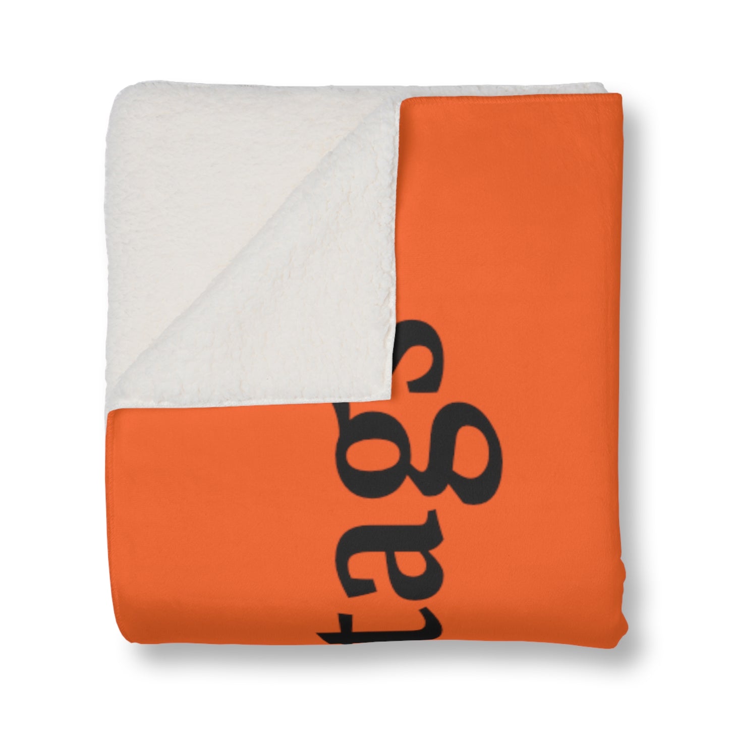 New Stag Sherpa Blanket #M02-01J Orange