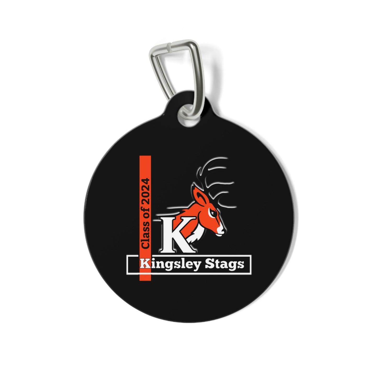 Stags Logo 1 Keychain charm #M09-01C Black