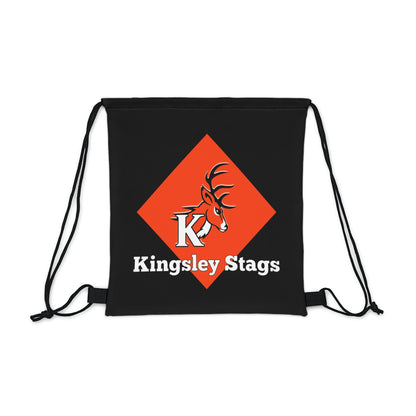 Stags Logo 1 Diamond Outdoor Drawstring Bag  #M01-01C