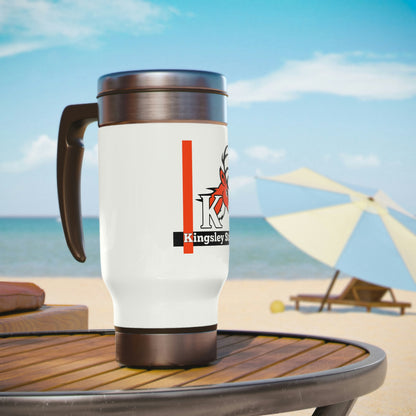 Stags Logo 4 Stainless Steel Travel Mug with Handle, 14oz  #M10-02C