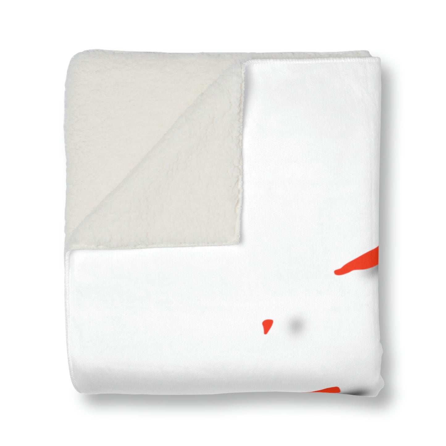Branded Cowboy Sherpa Blanket #M02-01J White