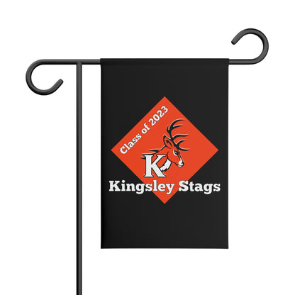 Stags Logo 1 Diamond Class of 2023 Garden Banner #H03-01C Black