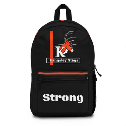 Unisex Backpack Logo 4 Strong #H01-01J Black