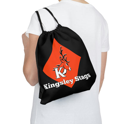 Stags Logo 1 Diamond Outdoor Drawstring Bag  #M01-01C
