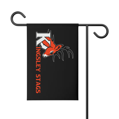 Stags Logo 2 (landscape)  Garden Banner #M03-01C Black