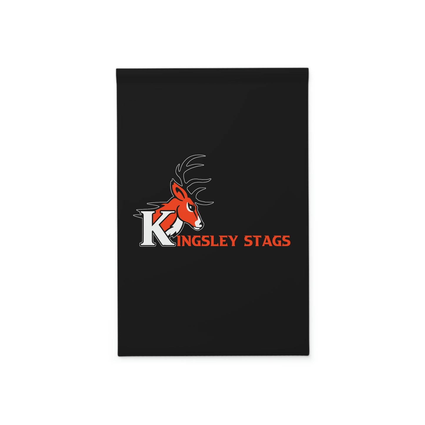 Stags Logo 2 (portrait) Garden Banner #M03-01C Black