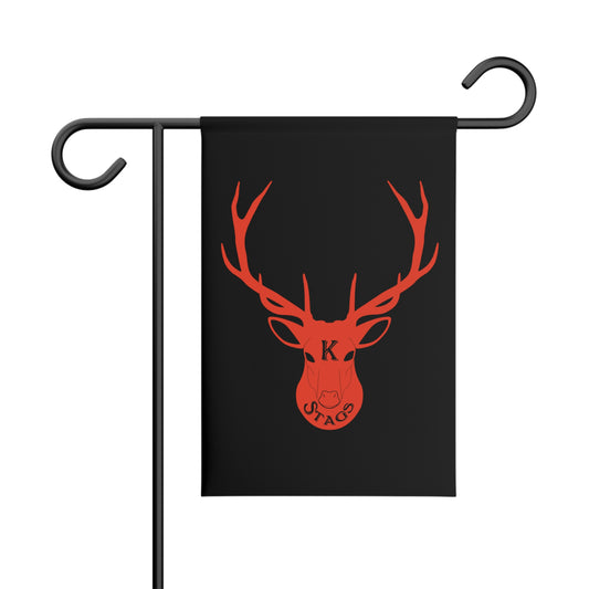Stags Logo 3 Garden Banner #M03-01C Black