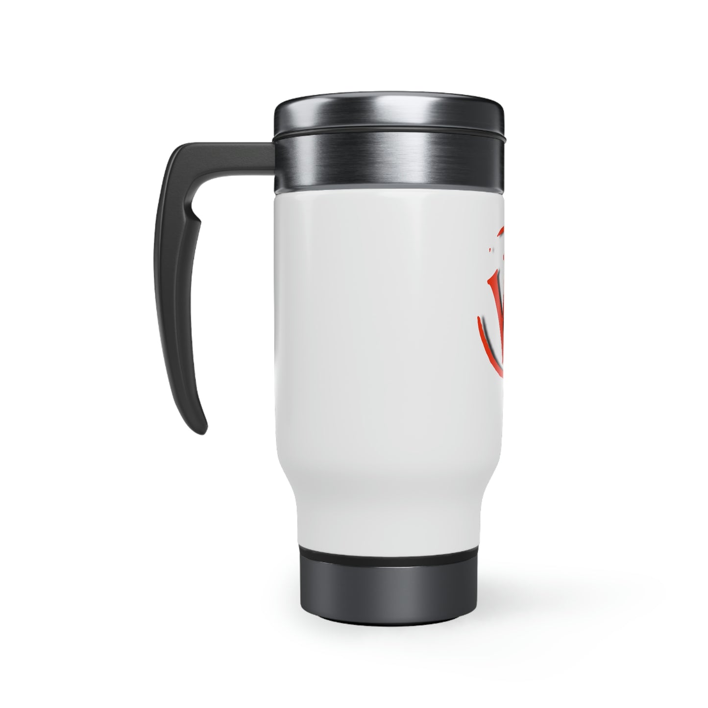 Branded Cowboy Stainless Steel Travel Mug with Handle, 14oz  #H10-02C