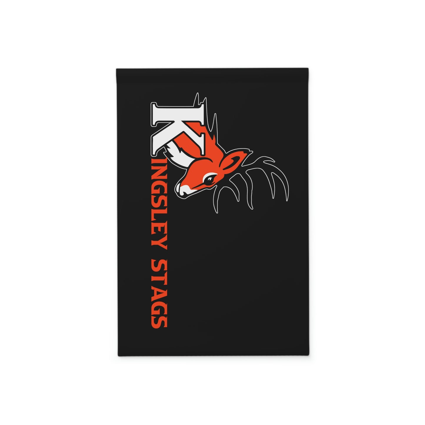 Stags Logo 2 (landscape)  Garden Banner #M03-01C Black
