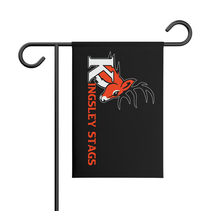 Stags Logo 2 (landscape) Garden Banner #H03-01C Black