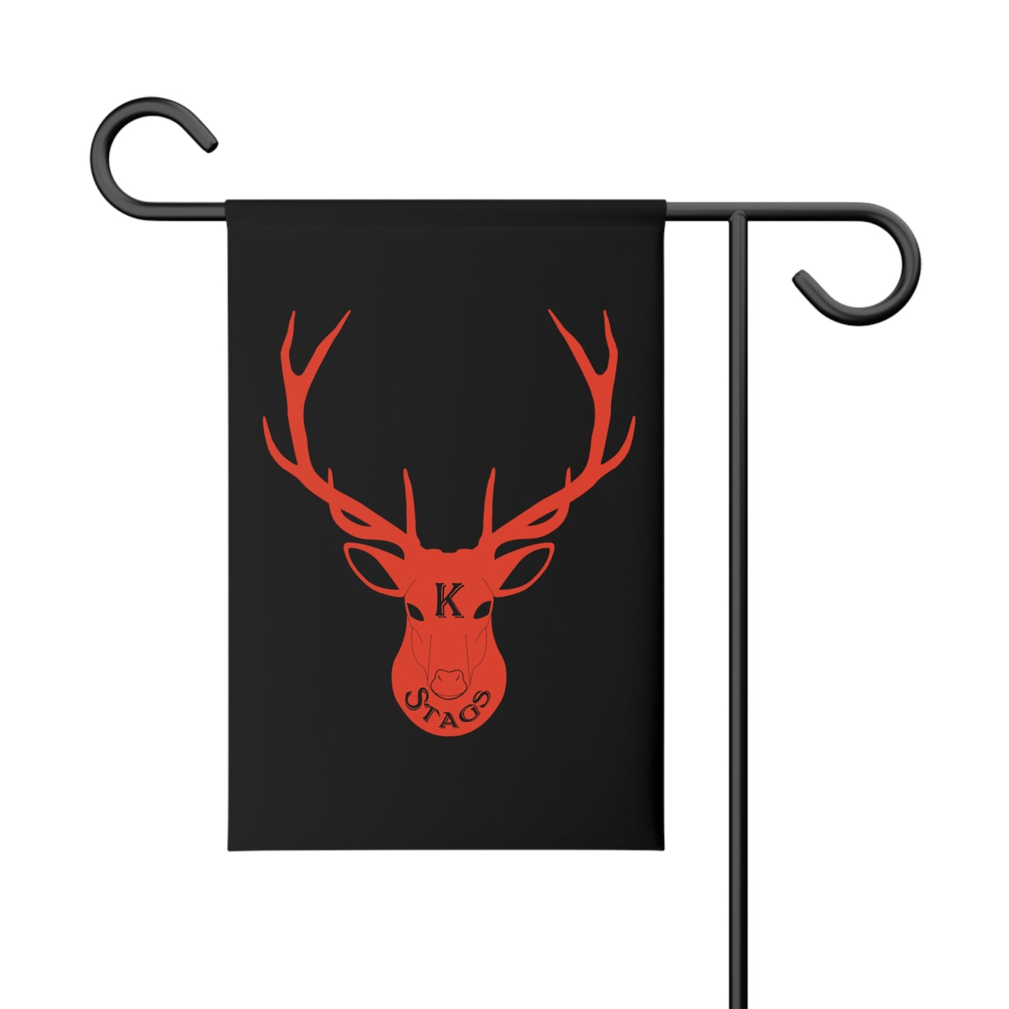 Stags Logo 3 Garden Banner #H03-01C Black