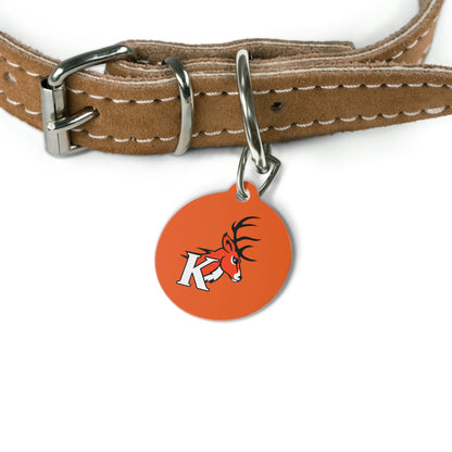 Stags Logo 1 Keychain charm #M09-01C Orange