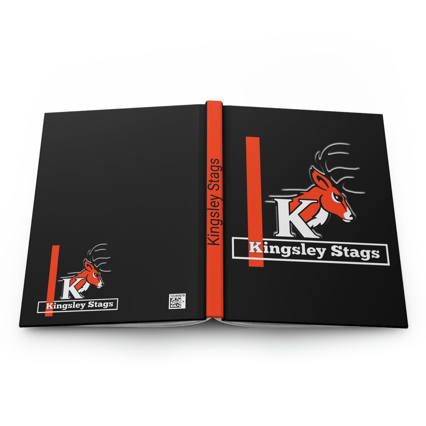 Stags Logo 4 Hardcover Journal Matte #H11-01C Orange Spine