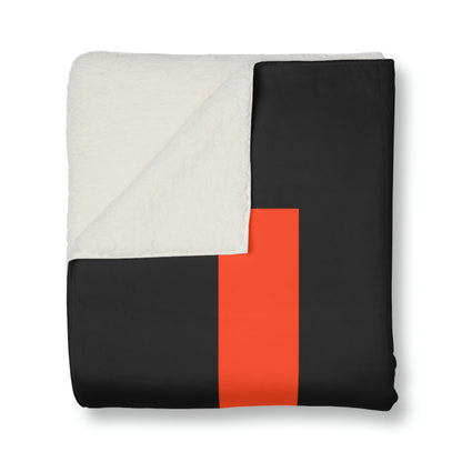Stags Logo 4 Sherpa Blanket #M02-01J Black