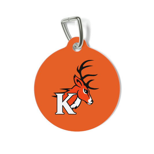 Stags Logo 1 Keychain charm #M09-01C Orange
