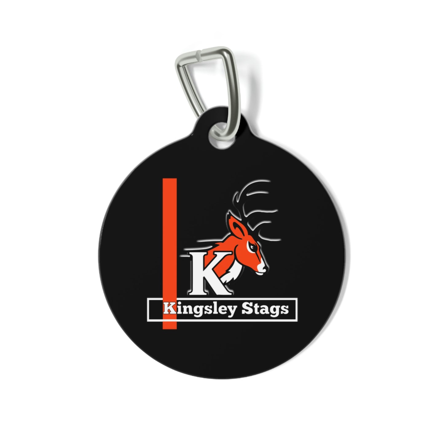 Stags Logo 4 Keychain charm #M09-01C Black