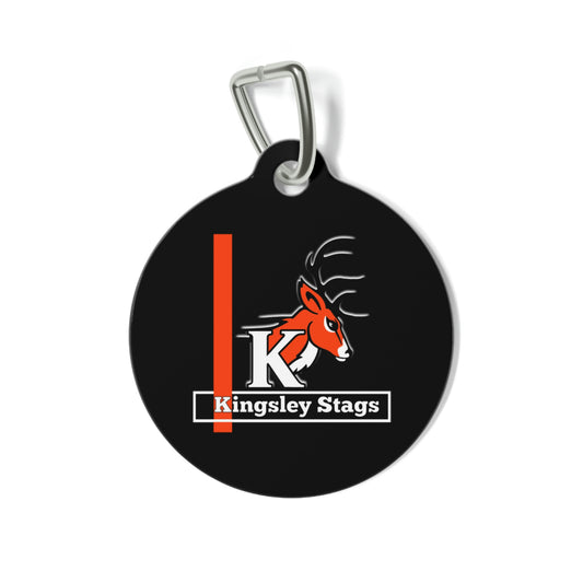 Stags Logo 4 Keychain charm #H09-01B Black