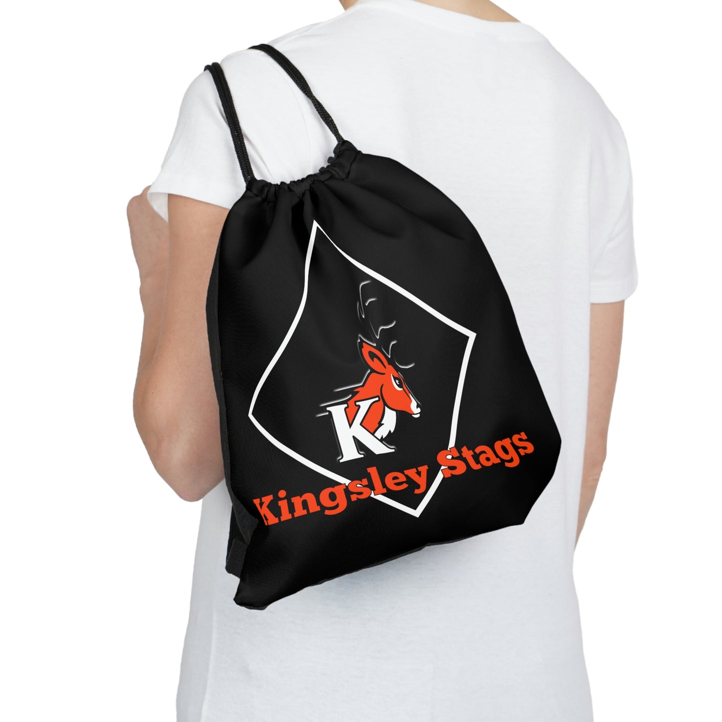 Stags Logo 1 Diamond Outdoor Drawstring Bag  #H01-01C