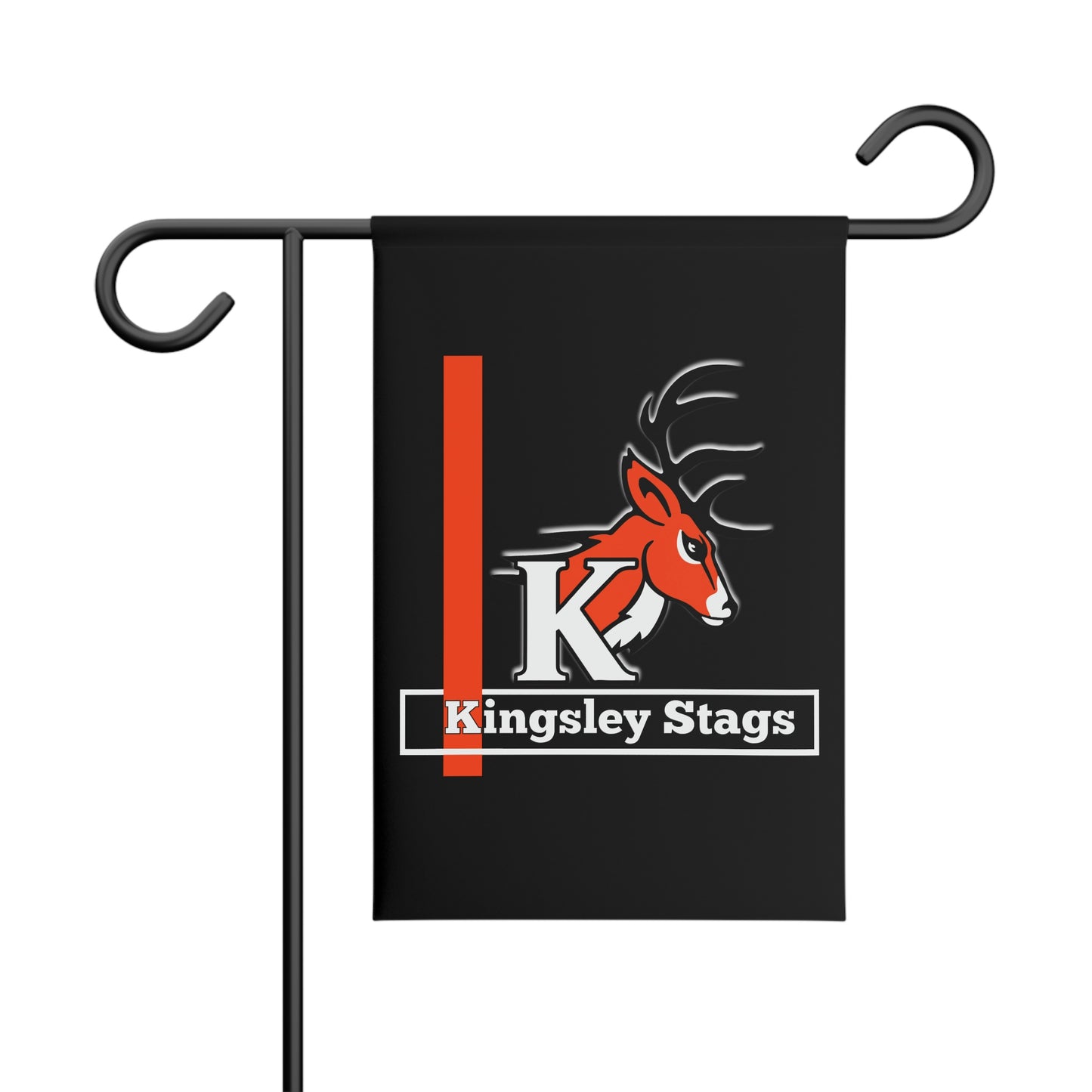 Stags Logo 4 Garden Banner #H03-01C Black