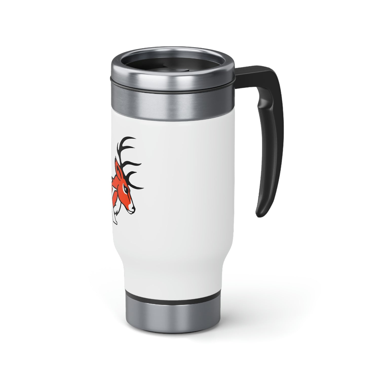 Stags Logo 1 Stainless Steel Travel Mug with Handle, 14oz  #M10-02C