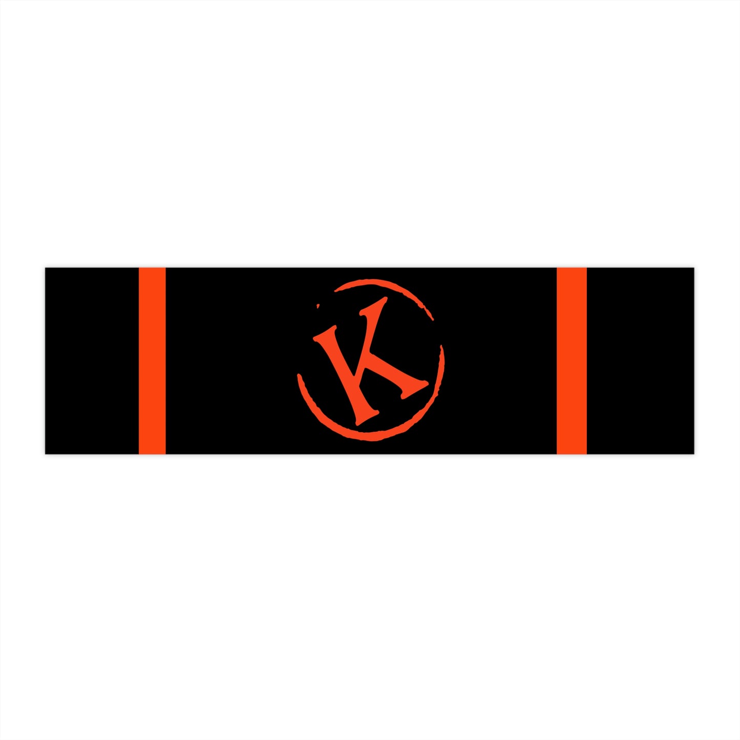 Branded K Bumper Sticker #M13-01B